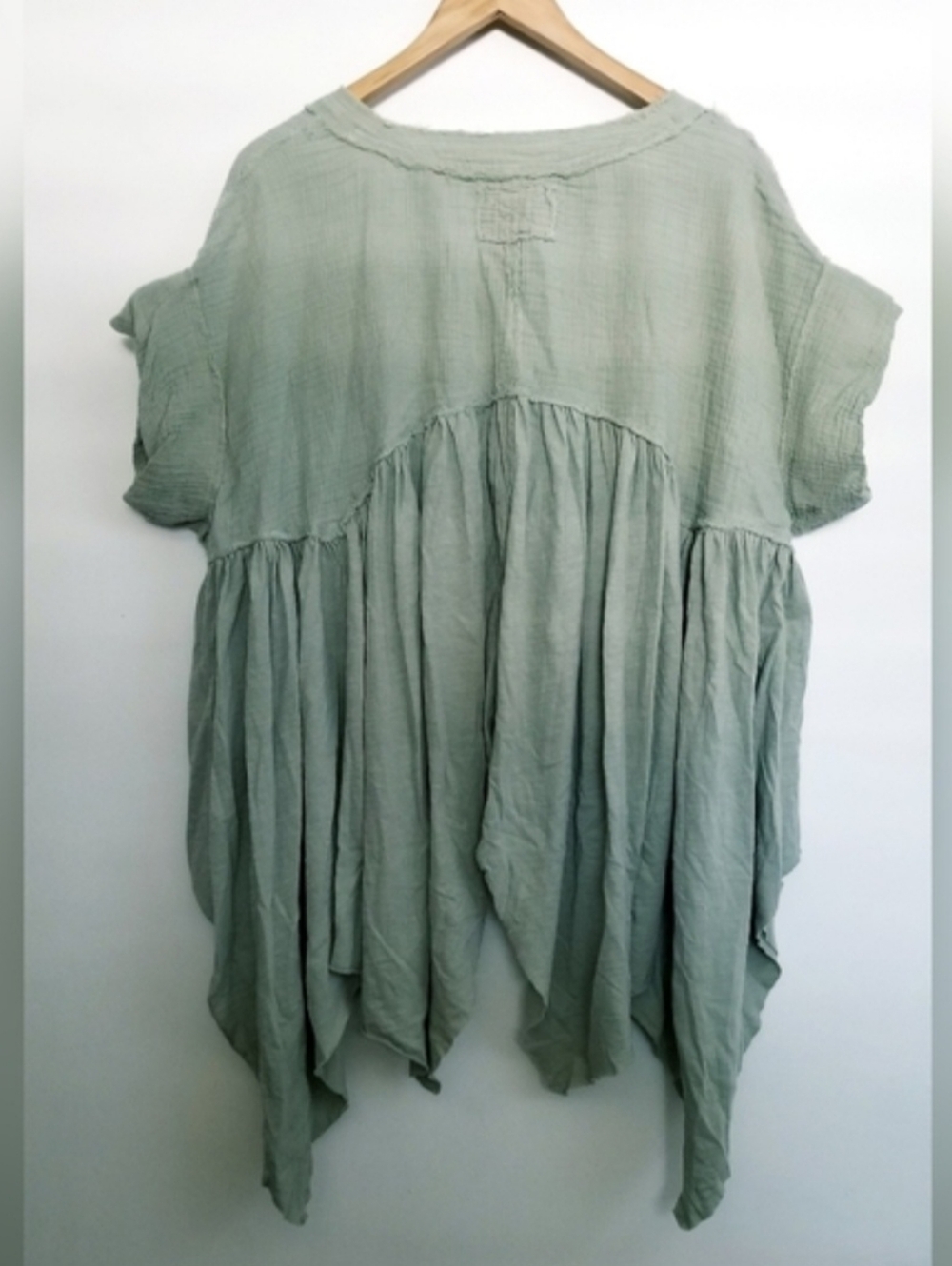 NEW We The Free Sugar Rush Baby Doll Oversized Top Lagenlook Style Boho Top NWOT - Picture 7 of 13
